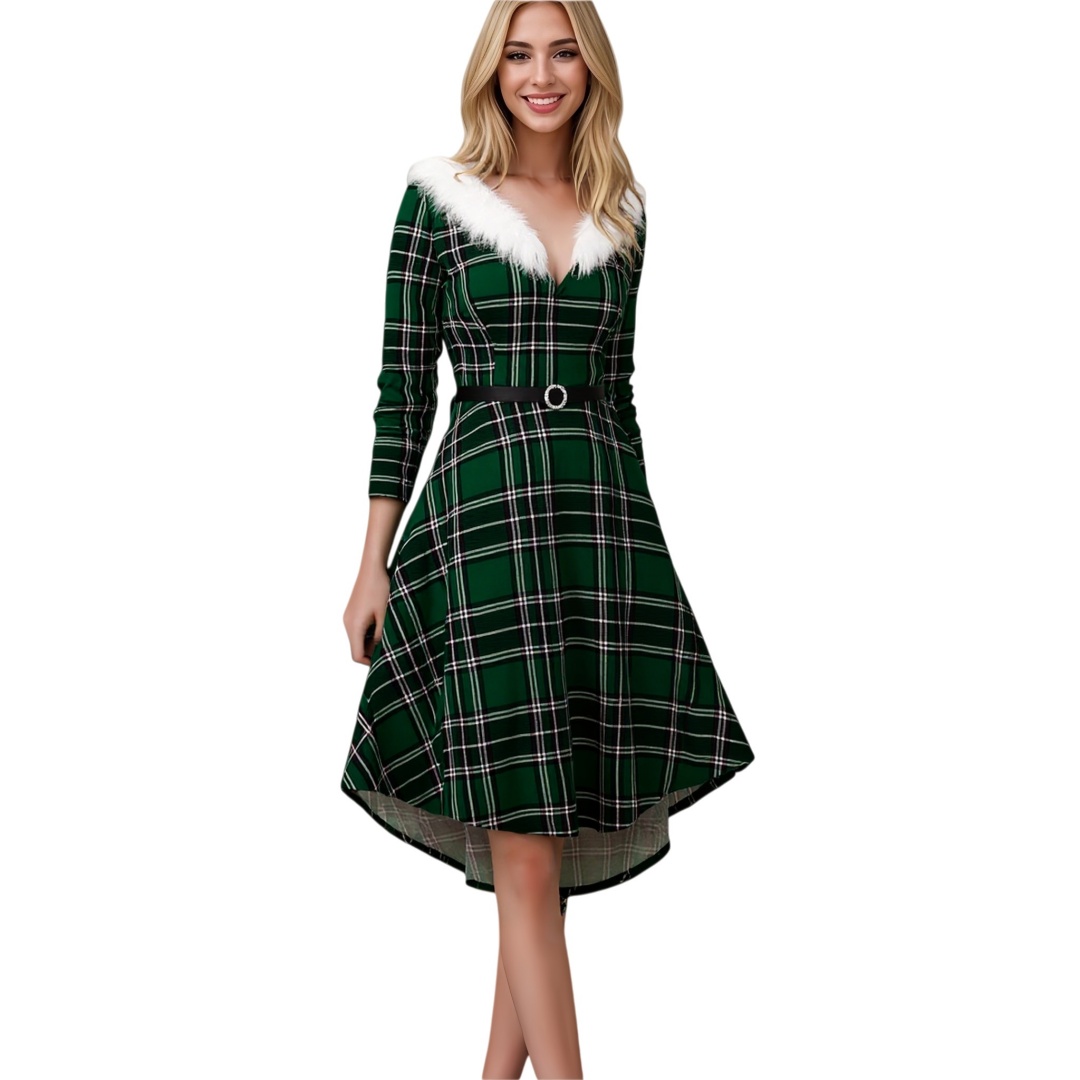 Womens Christmas Party Dress Sexy Bodycon Elegant Party Long Sleeves Dress